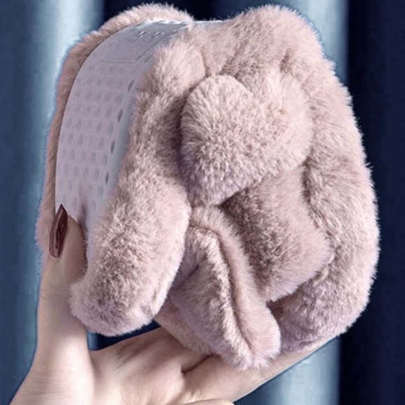 Bow Tie Non-Slip Fuzz Slippers - Picture 2 of 3